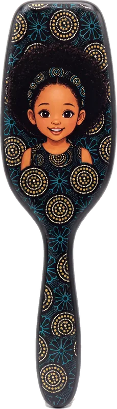 The Chioma brush, showing her portrait on the back