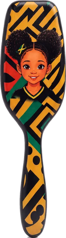 The Shanice brush, showing her portrait on the back