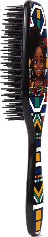 The Naledi brush from the side, showing the bristles